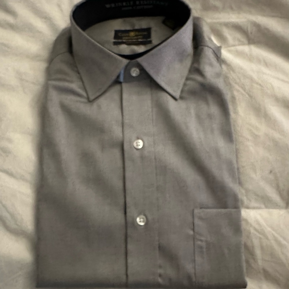 Club Room Charcoal Dress Shirt